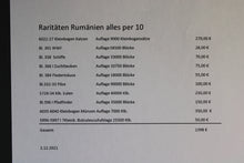 Charger l'image dans la galerie, Rumänien Blöcke und Kleinbögen per 10 ** Michelwert online Katalog 2021 ca. 1398,00 siehe Aufstellung - sehr seltene Ausgaben teils nur 7000 Stück laut Michel online Katalog existent
