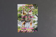 Charger l'image dans la galerie, 69 verschiedene Blöcke Wildtiere gestempelt