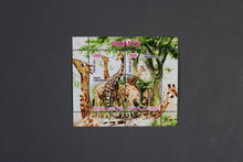 Charger l'image dans la galerie, 69 verschiedene Blöcke Wildtiere gestempelt