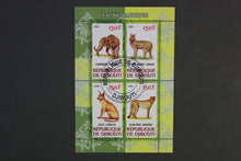 Charger l'image dans la galerie, 69 verschiedene Blöcke Wildtiere gestempelt