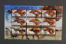 Charger l'image dans la galerie, 69 verschiedene Blöcke Wildtiere gestempelt