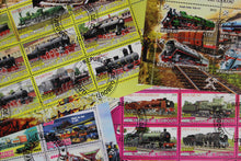 Charger l'image dans la galerie, 40 verschiedene Blöcke Eisenbahn gestemepelt