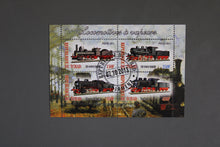 Charger l'image dans la galerie, 40 verschiedene Blöcke Eisenbahn gestemepelt