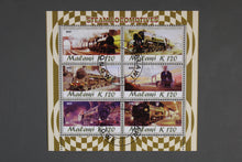 Charger l'image dans la galerie, 40 verschiedene Blöcke Eisenbahn gestemepelt