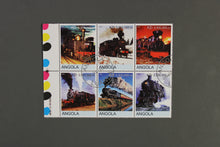 Charger l'image dans la galerie, 40 verschiedene Blöcke Eisenbahn gestemepelt