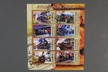 Charger l'image dans la galerie, 40 verschiedene Blöcke Eisenbahn gestemepelt