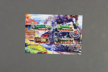 Charger l'image dans la galerie, 40 verschiedene Blöcke Eisenbahn gestemepelt