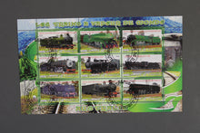 Charger l'image dans la galerie, 40 verschiedene Blöcke Eisenbahn gestemepelt
