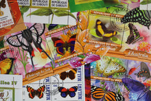 Charger l'image dans la galerie, 79 verschiedene Blöcke Schmetterlinge gestempelt