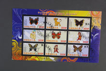 Charger l'image dans la galerie, 79 verschiedene Blöcke Schmetterlinge gestempelt