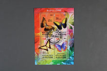Charger l'image dans la galerie, 79 verschiedene Blöcke Schmetterlinge gestempelt