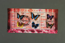 Charger l'image dans la galerie, 79 verschiedene Blöcke Schmetterlinge gestempelt