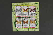 Charger l'image dans la galerie, 79 verschiedene Blöcke Schmetterlinge gestempelt