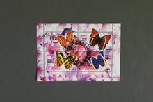 Charger l'image dans la galerie, 79 verschiedene Blöcke Schmetterlinge gestempelt